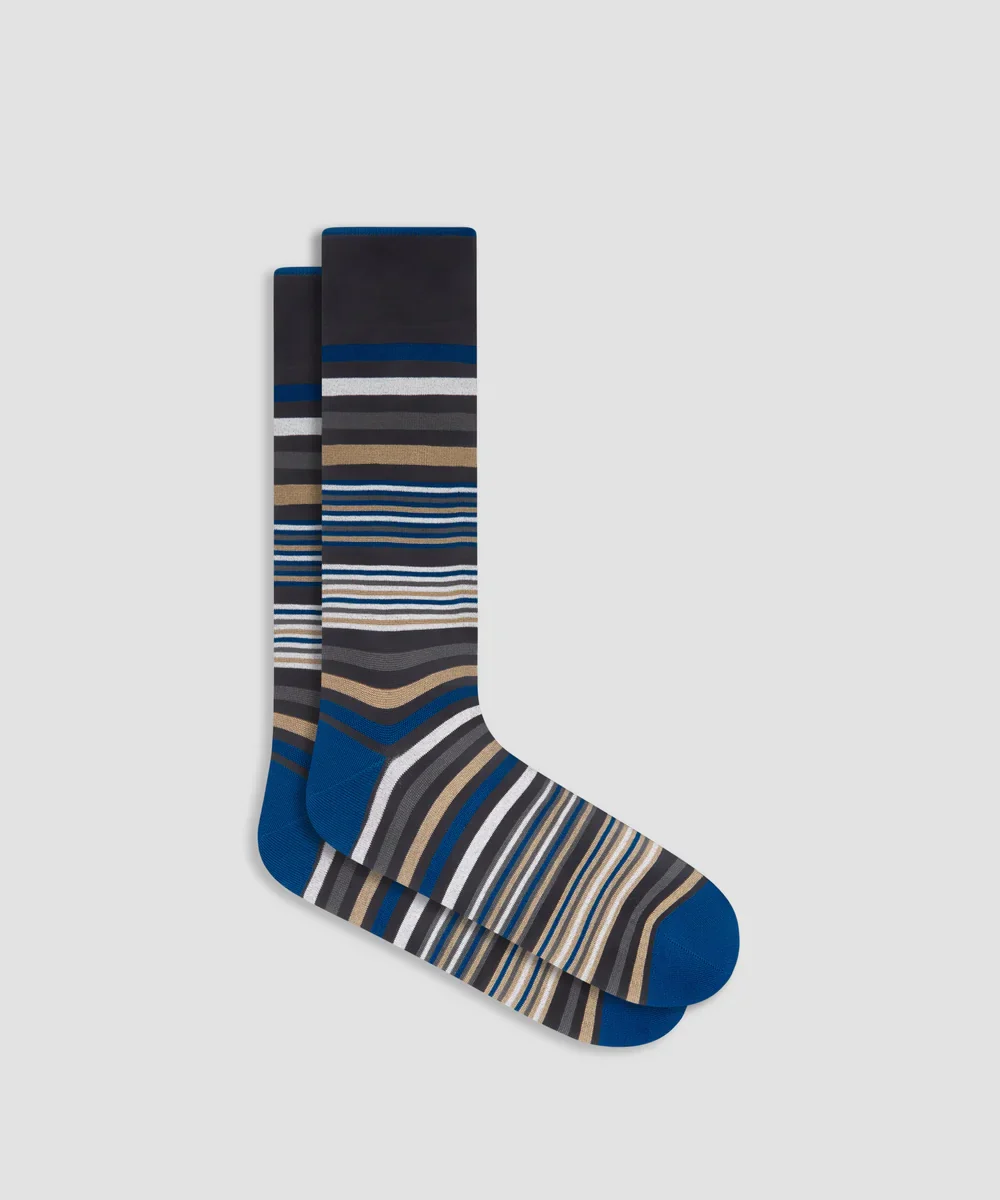 Striped Mid-Calf Socks