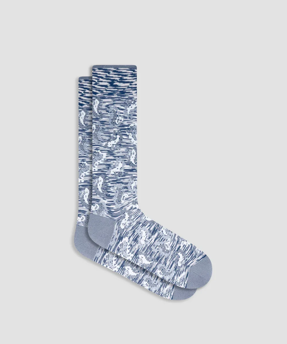 Paisley Mid-Calf Socks