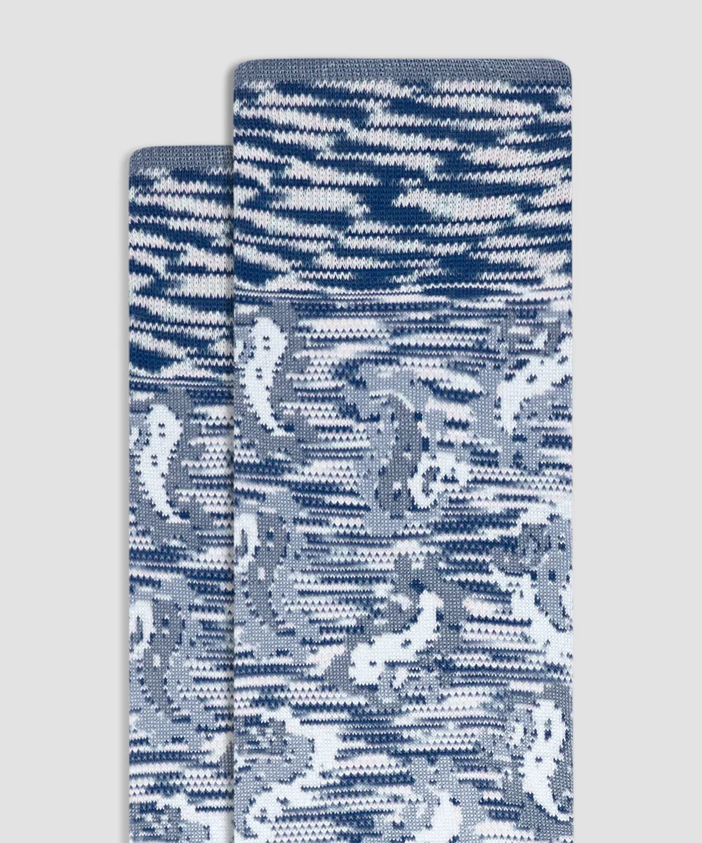 Paisley Mid-Calf Socks - Image 2