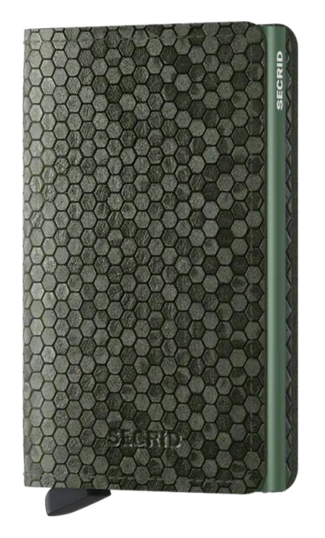 Slimwallet hexagon green