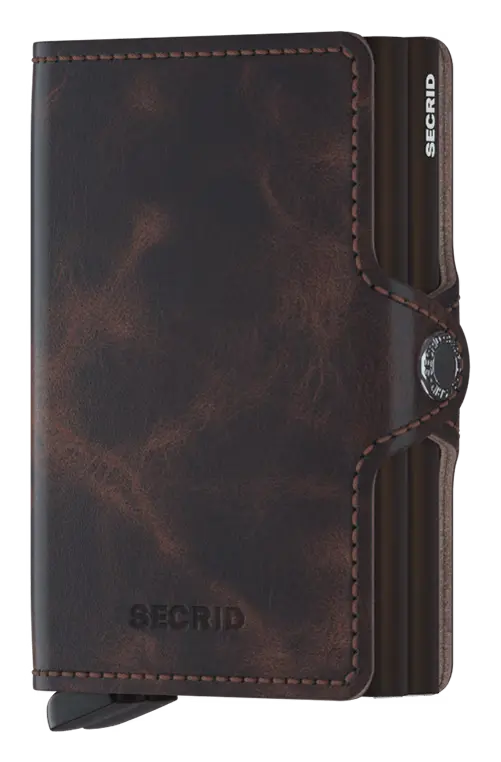Twinwallet vintage chocolate