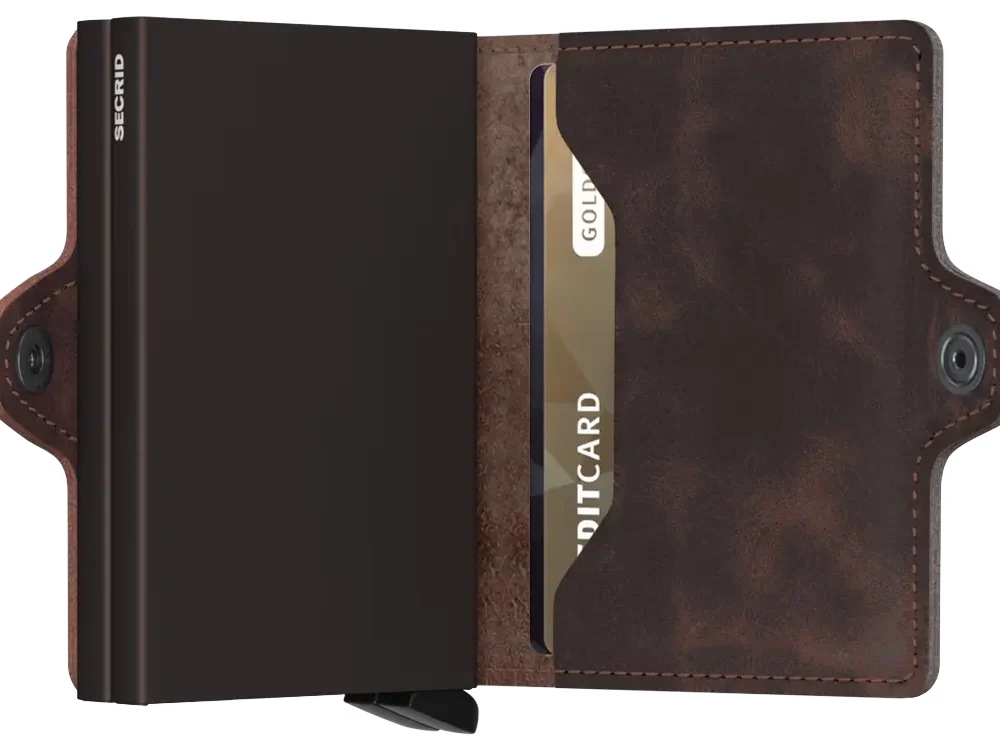 Twinwallet vintage chocolate - Image 2