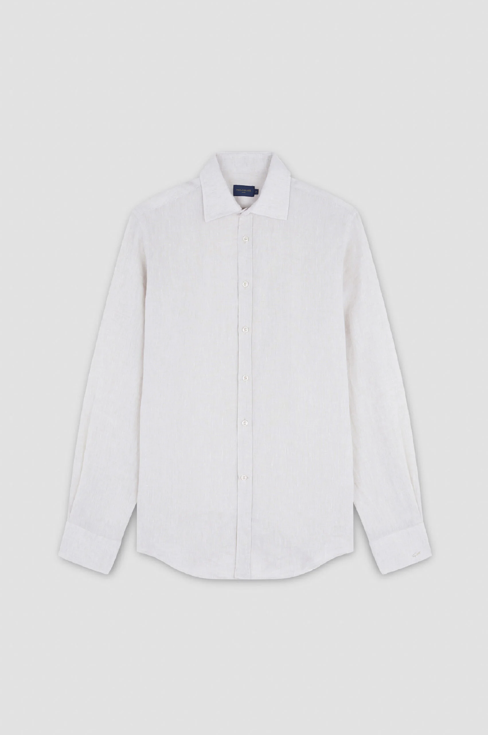 Linen shirt with French collar
