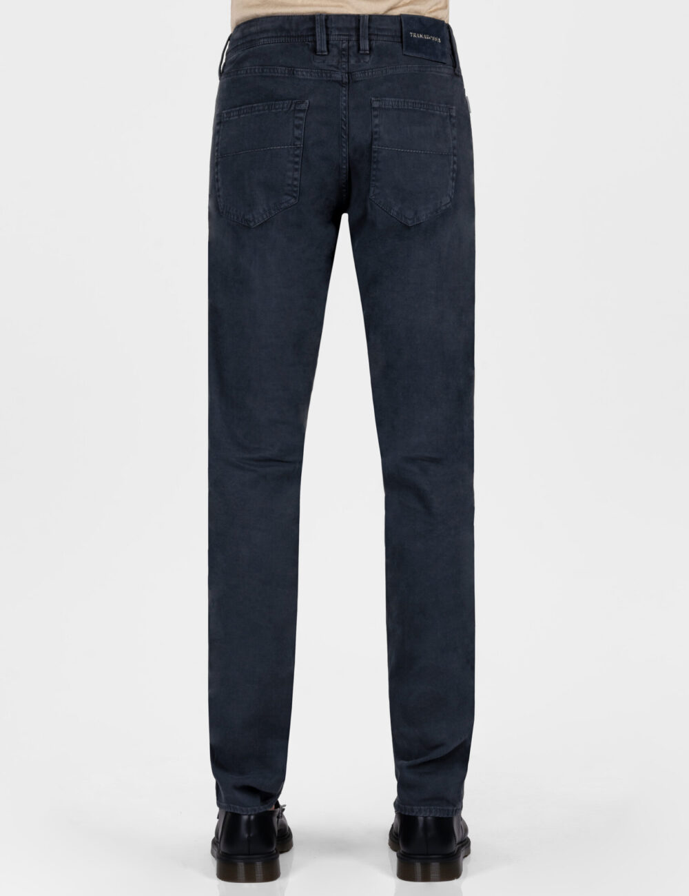 LEONARDO BUTTONS REGULAR DARK BLUE COTTON BULL JEANS - Image 4