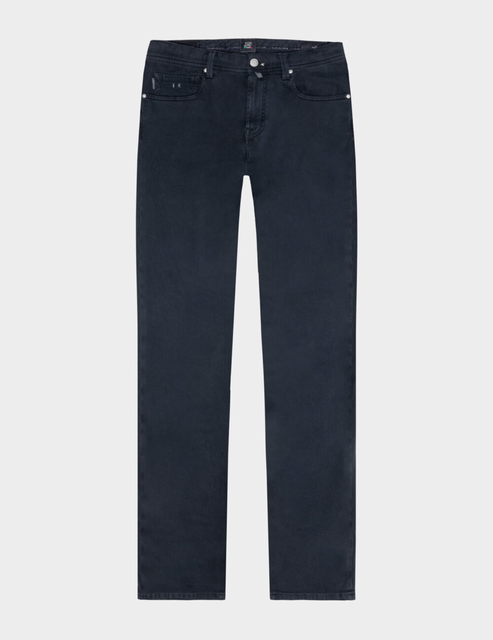 LEONARDO BUTTONS REGULAR DARK BLUE COTTON BULL JEANS