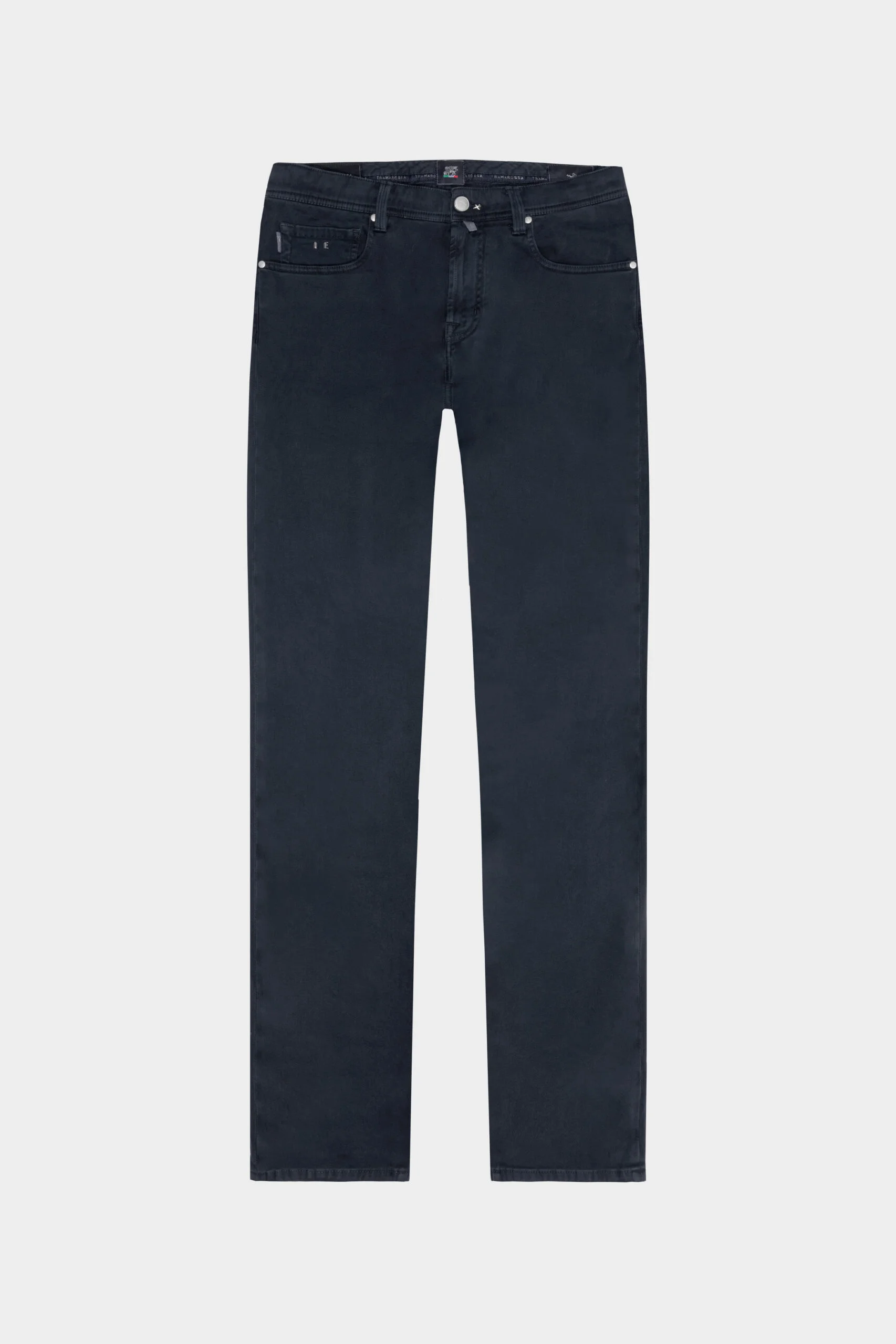 LEONARDO BUTTONS REGULAR DARK BLUE COTTON BULL JEANS