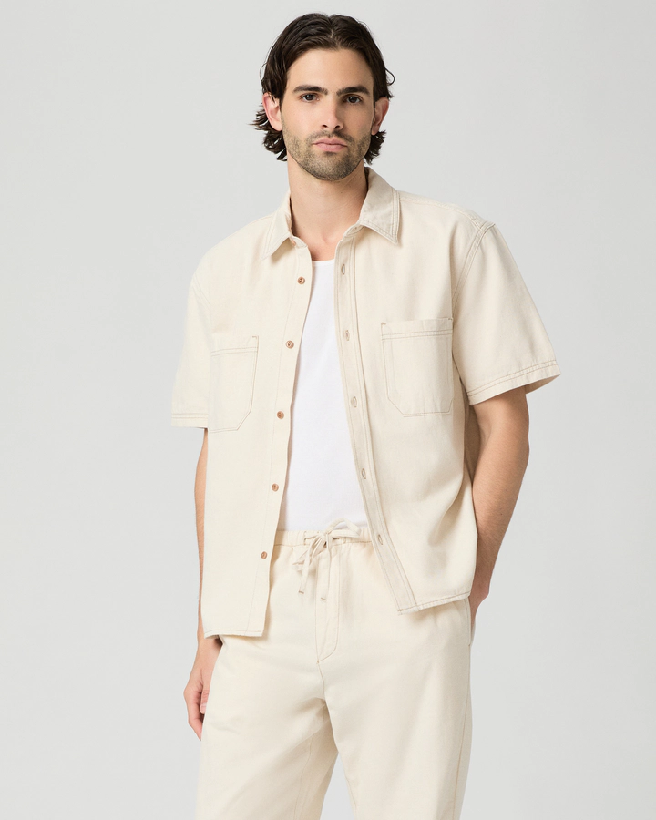 Saion Denim Short Sleeve Shirt